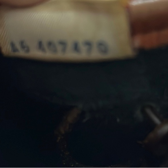 VINTAGE DOONEY & BOURKE SATCHEL R729 NAVY/BRITISH TAN TRIM - Picture 13 of 16